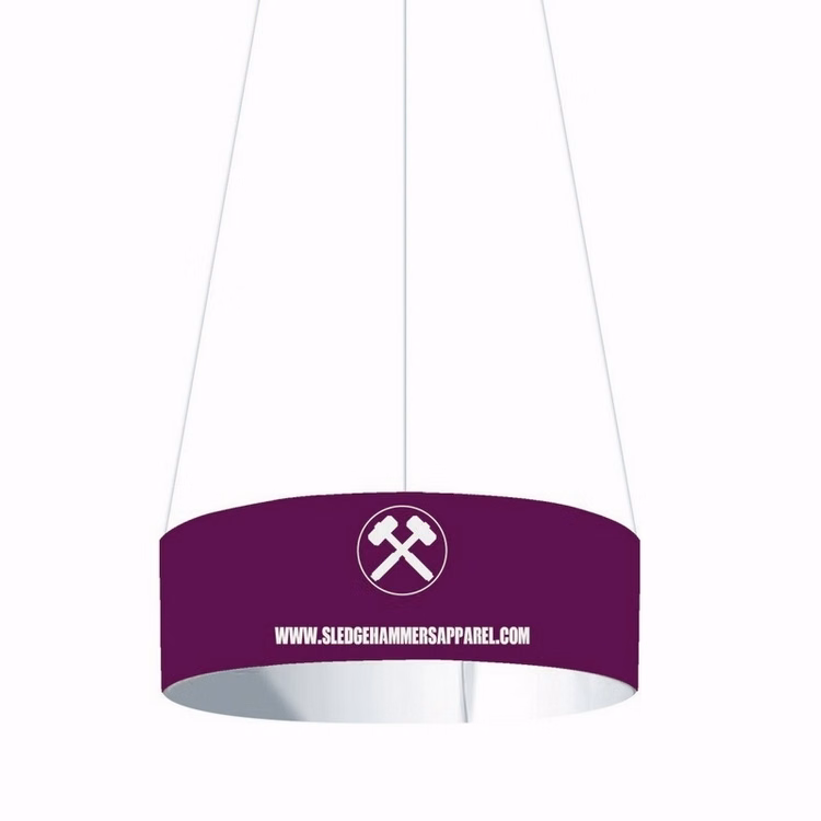 Circular Hanging Sign Kit - 10' Dia. x 4'H