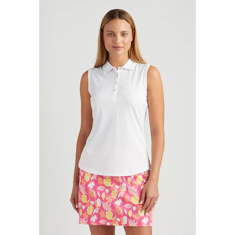 Bermuda Sands Ladies GiGi Solid Sleeveless Polo 1