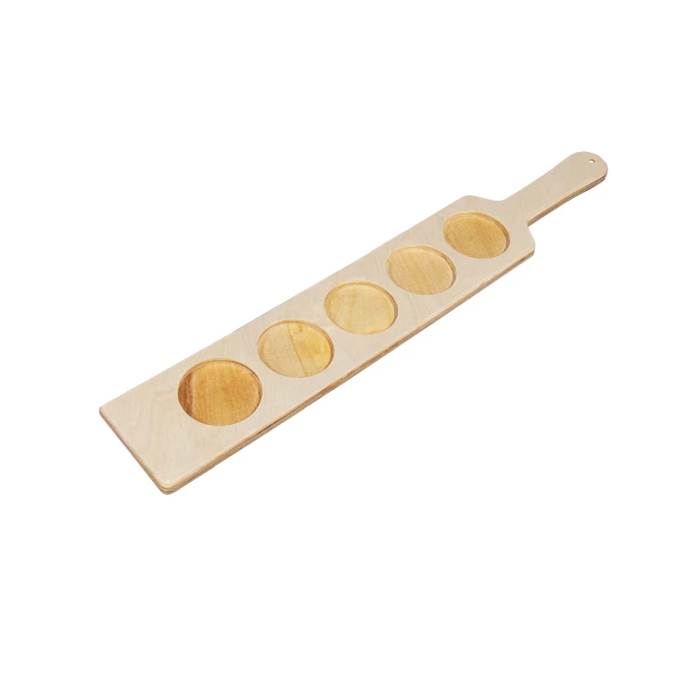 Plywood Sampler Paddle - 5 Pocket 1