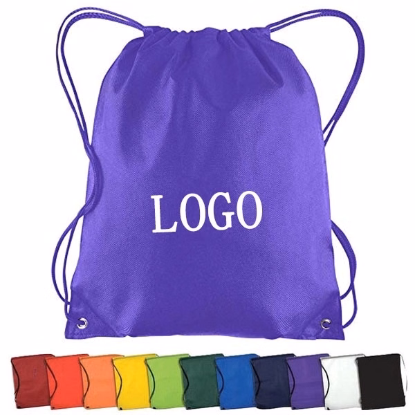 Non-Woven Drawstring Backpack - 15" x 16"