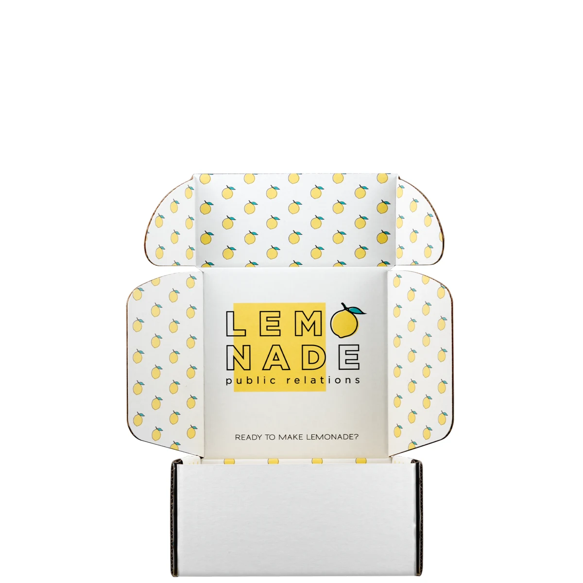 Mailing Box, B-Flute8" x 8" x 4" - White - D - 256 sq in 1