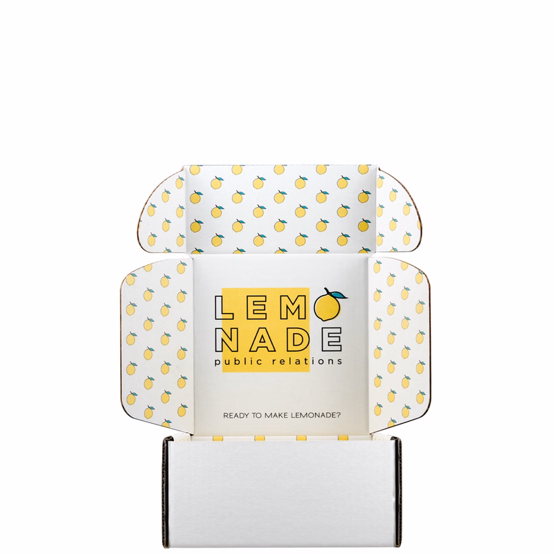 Mailing Box, B-Flute8" x 8" x 4" - White - D - 256 sq in