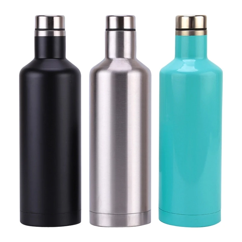 Printed Double Wall Stainless Steel Wine Canteens 1