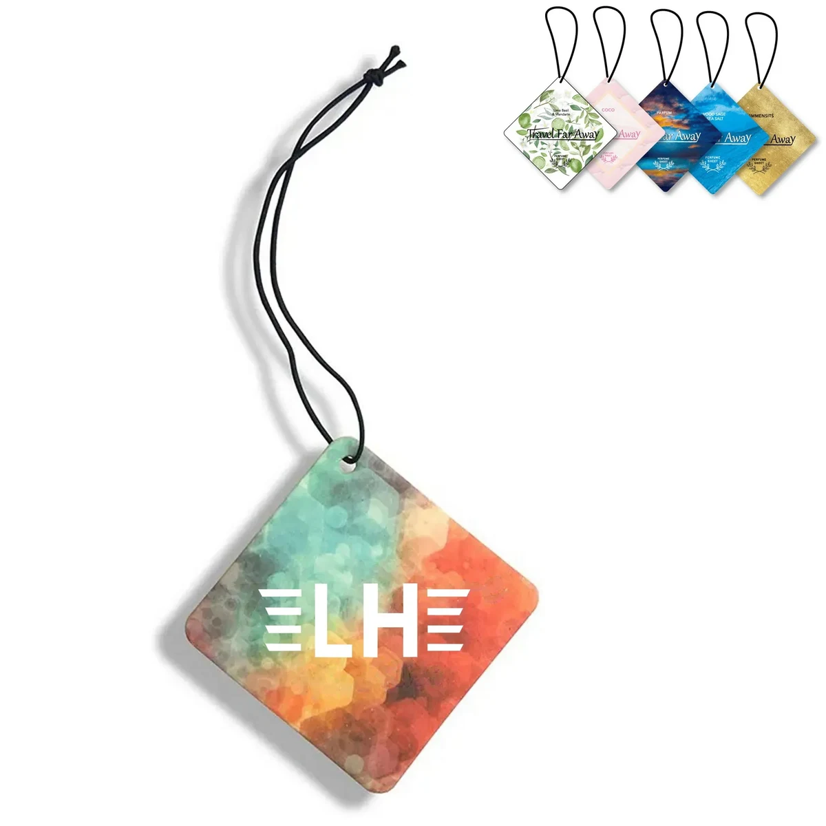 Die Cut Shape Custom Full Color Printed Air Freshener 1