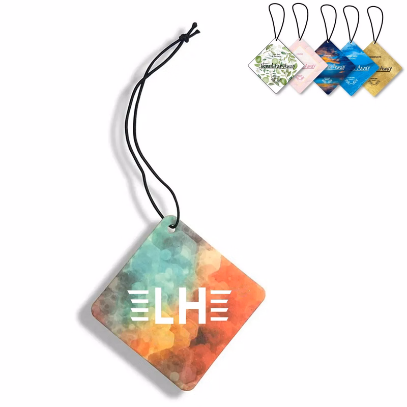 Die Cut Shape Custom Full Color Printed Air Freshener