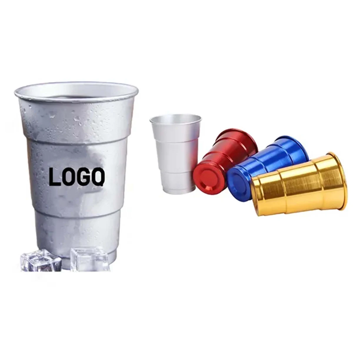12 oz Aluminum Beer Cup 1
