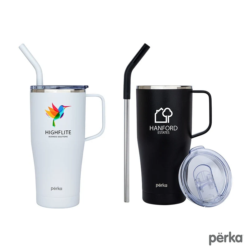 Perka® Clayton 20 oz. Double Wall, Stainless Steel Travel Mug 1