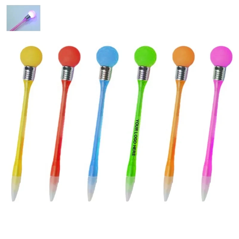 Led Light Up Bulb Ballpoint Pen 1