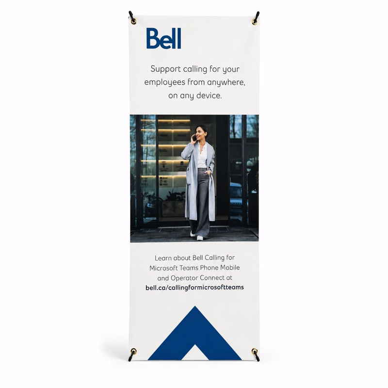 Tripod Banner with Graphics, 32x72, and Bag. NO SETUP CHARGE