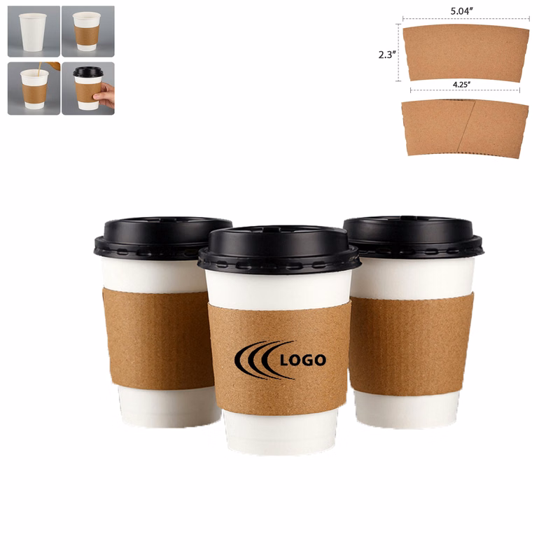 10oz To 20oz Disposable Coffee Cup Paper Sleeve