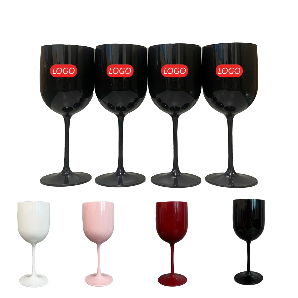 16 oz Plastic Wine Glasses MOQ 20 1