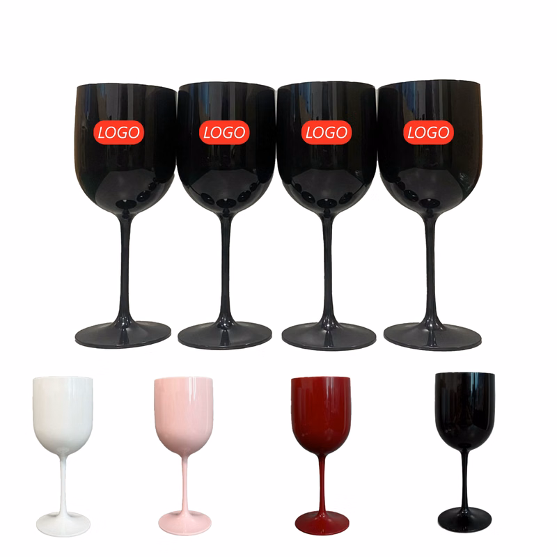 16 oz Plastic Wine Glasses MOQ 20