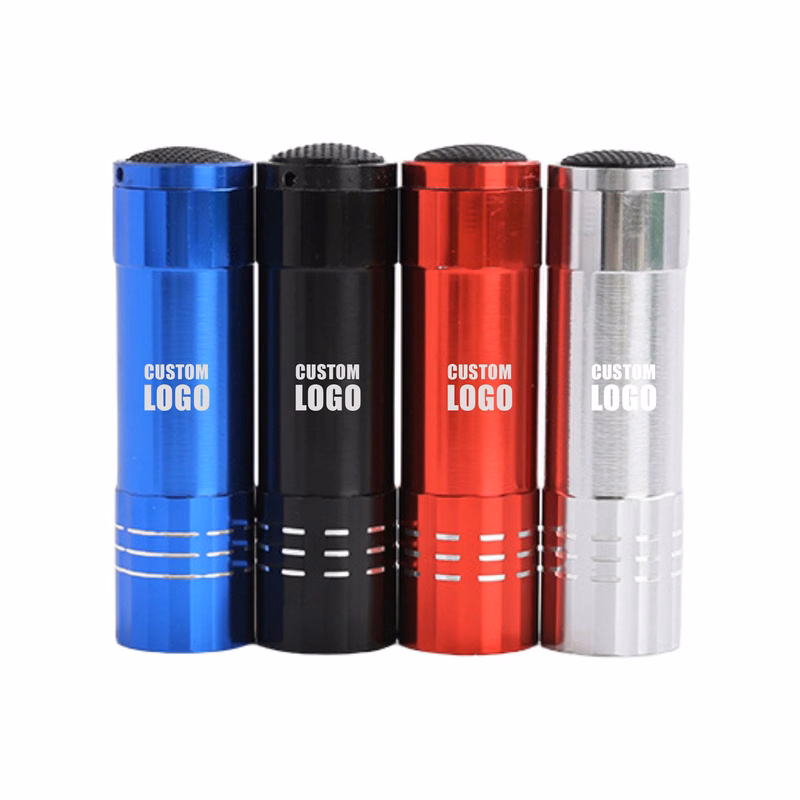 MOQ 10 pcs Purple Light Flashlight