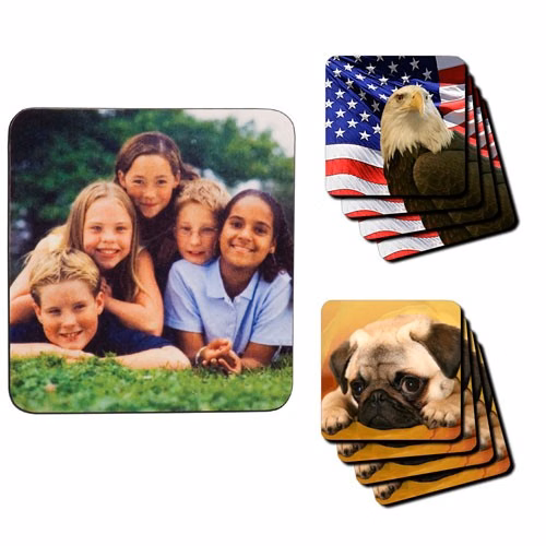 Full Color Sublimation 4pcs Coaster Set