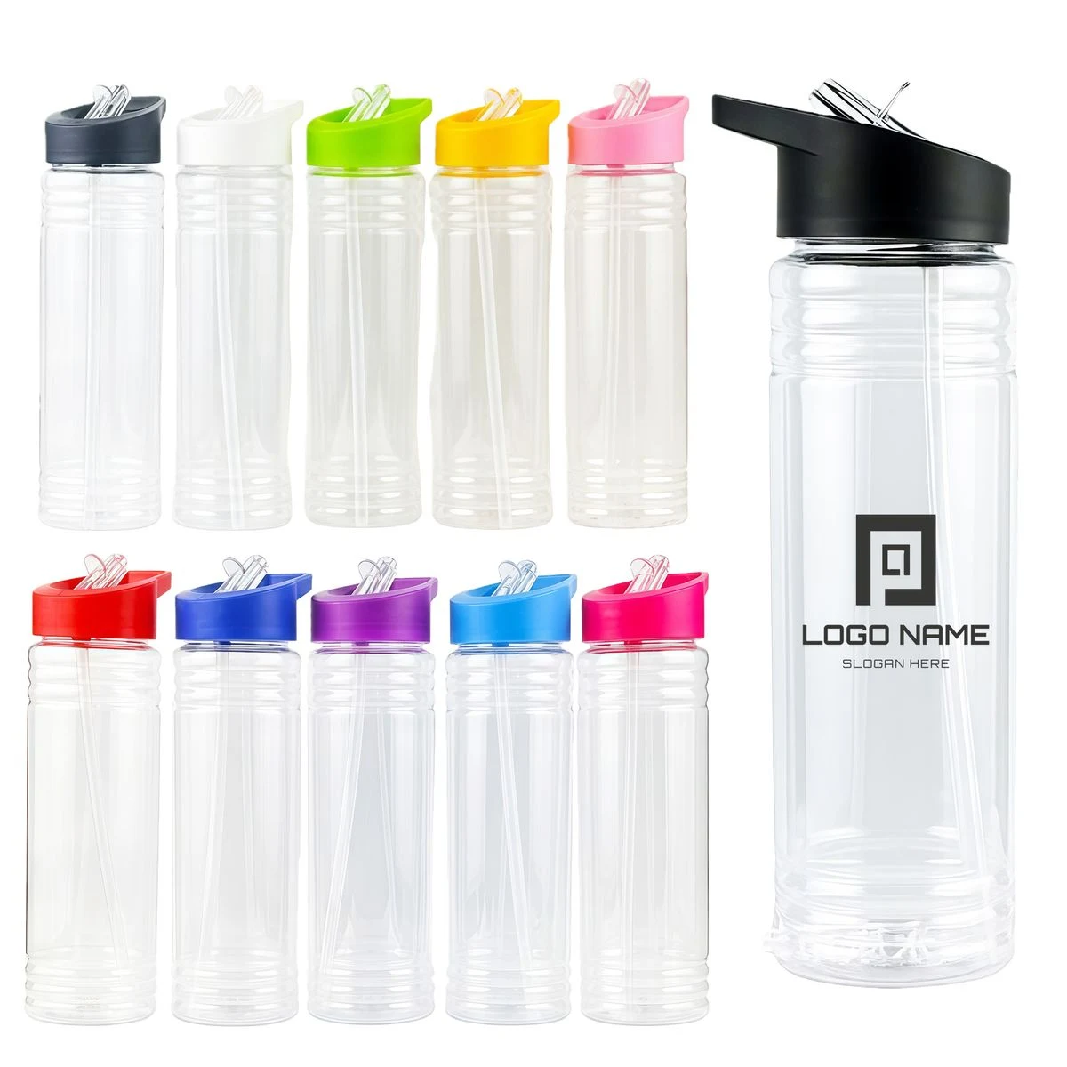 Camping Plastic Clear Water Bottle 1