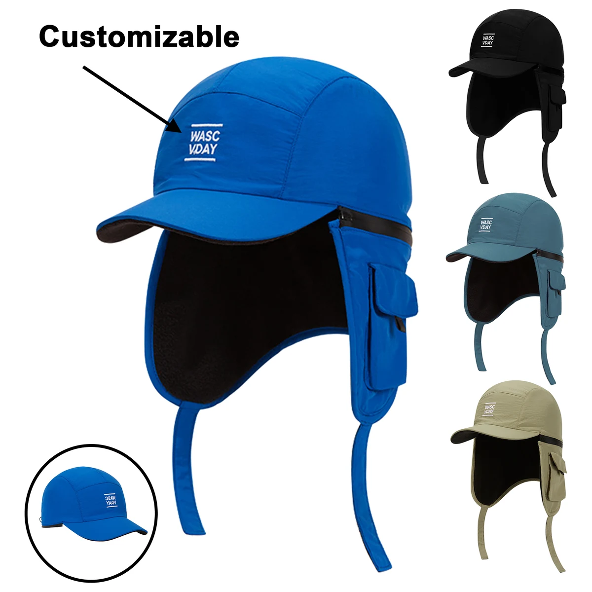 Detachable Winter Cycling Hat 1