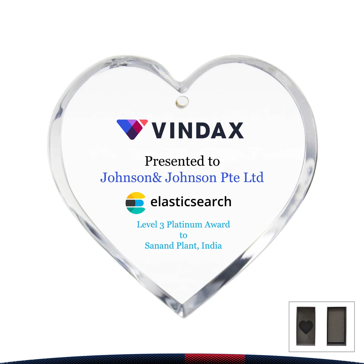 Prexcy Heart-Shaped Plaque 1
