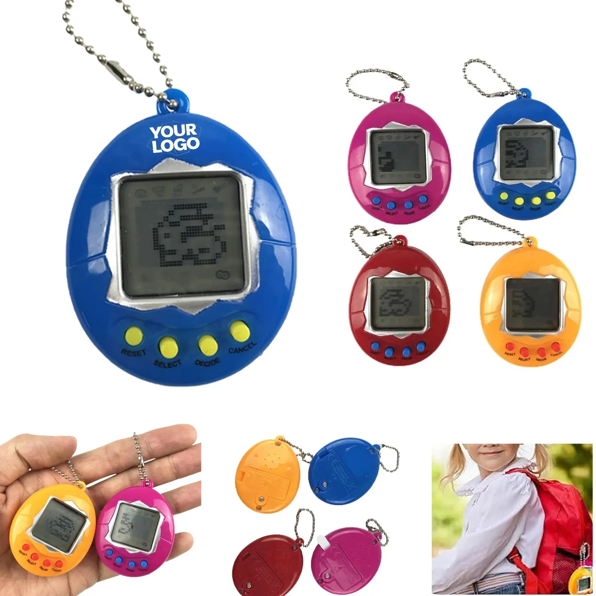 Virtual Electronic Digital Pets Keychain 1