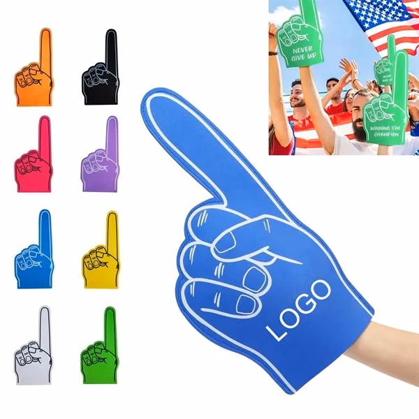 18" Hand Foam Finger For Sports