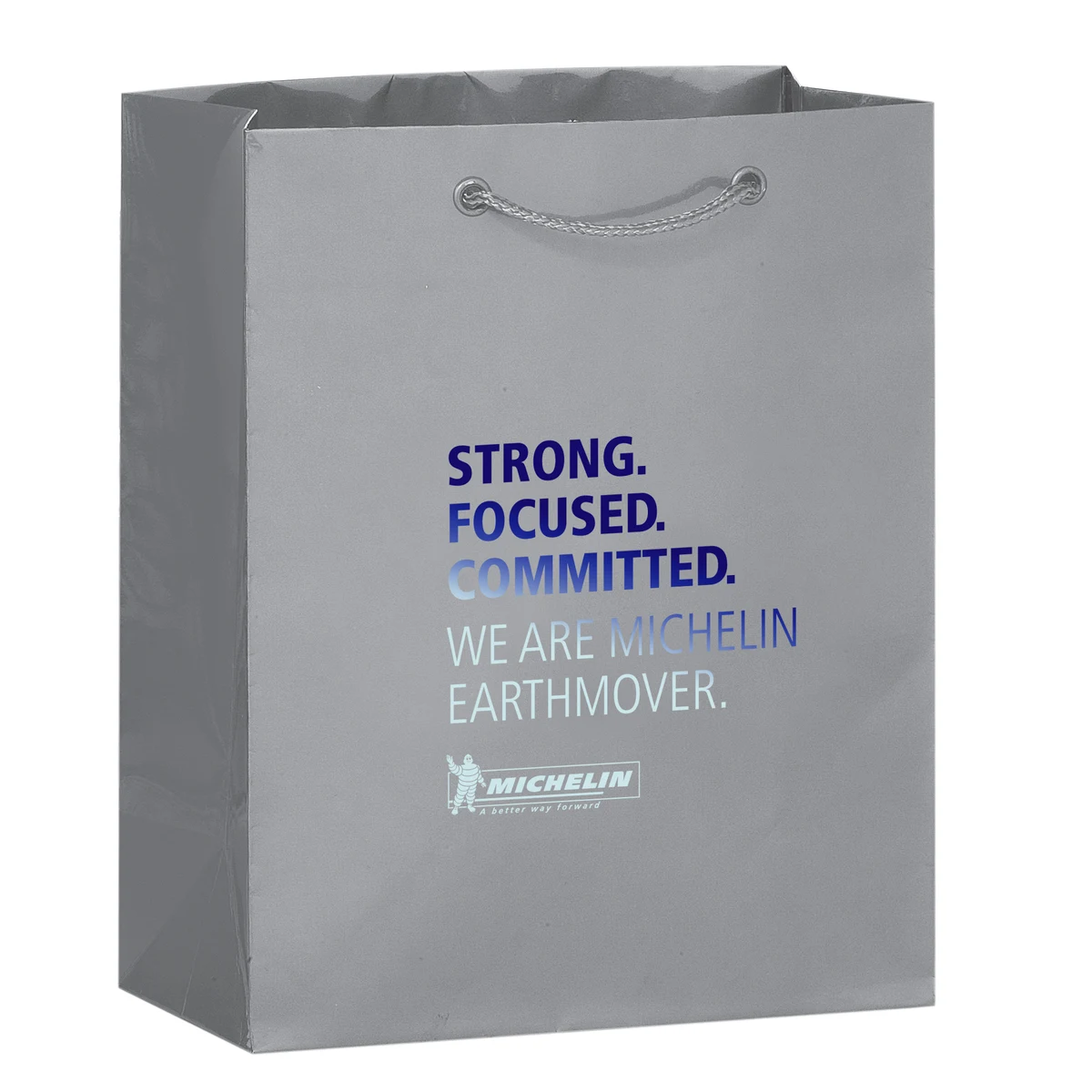 Gloss Laminated Euro Tote Bags - Foil Stamped 1