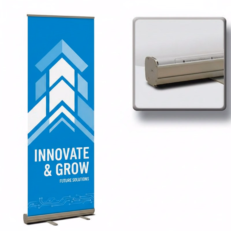 Standard Retractable Kit, Premium Film Retractable Banner Stand, 33" x 80"