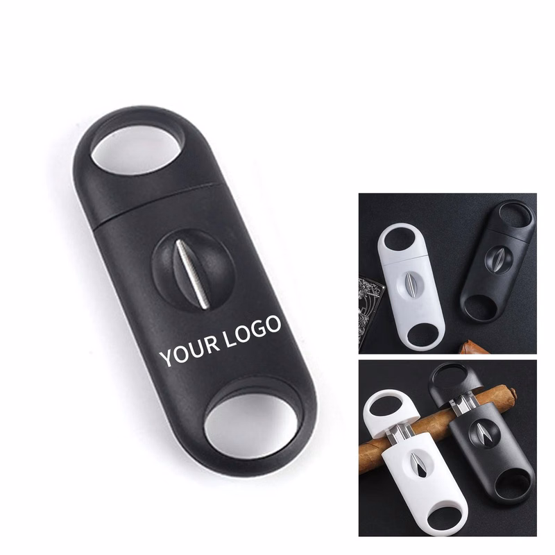 V Cut Cigar Cutter with Stainless Steel Blades