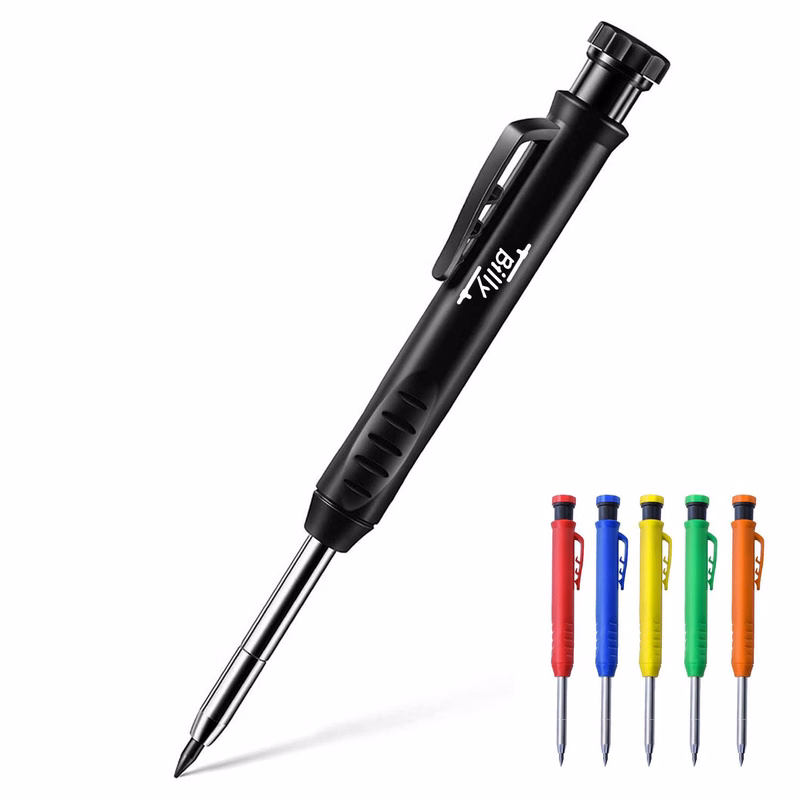 Construction Pencils with Built-in Sharpener
