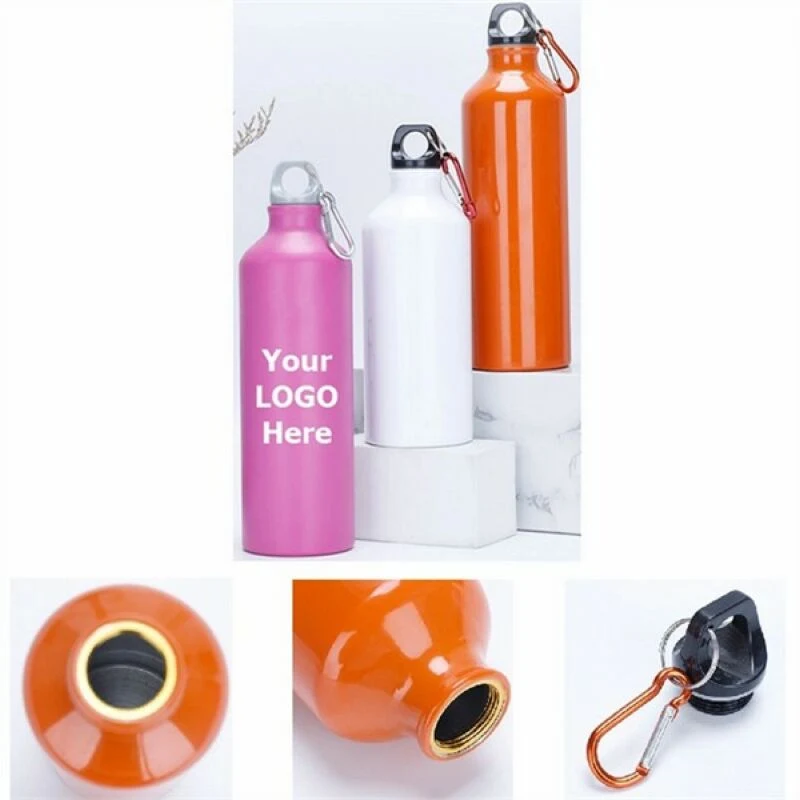 Aluminum Portable Bottle, custom water bottle with logo imprint 1