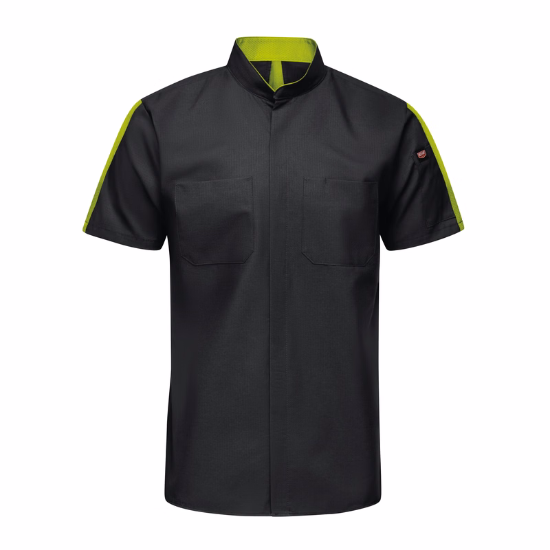 Red Kap® Men's Short Sleeve Two Tone Pro+ Work Shirt with OilBlok and MIMIX®