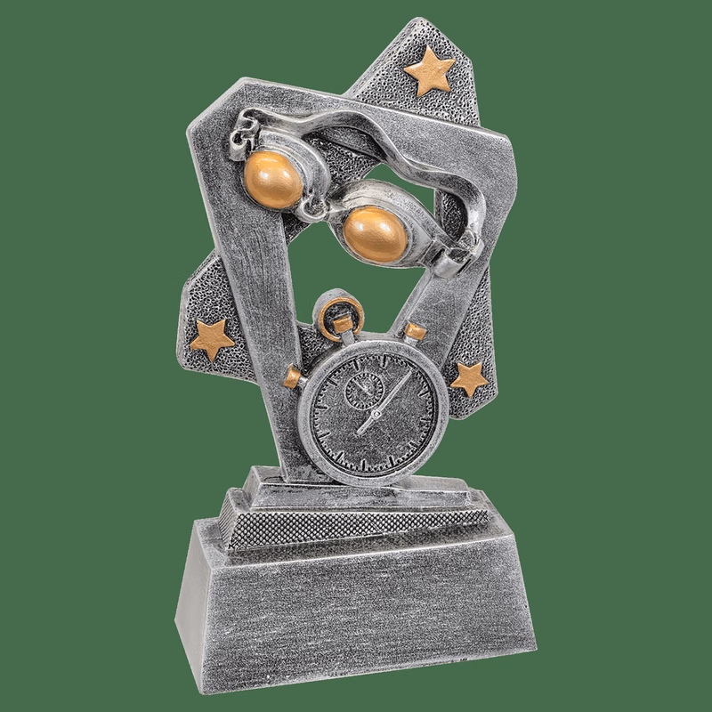 5-1/2" Tall Swimming Triumph Resin