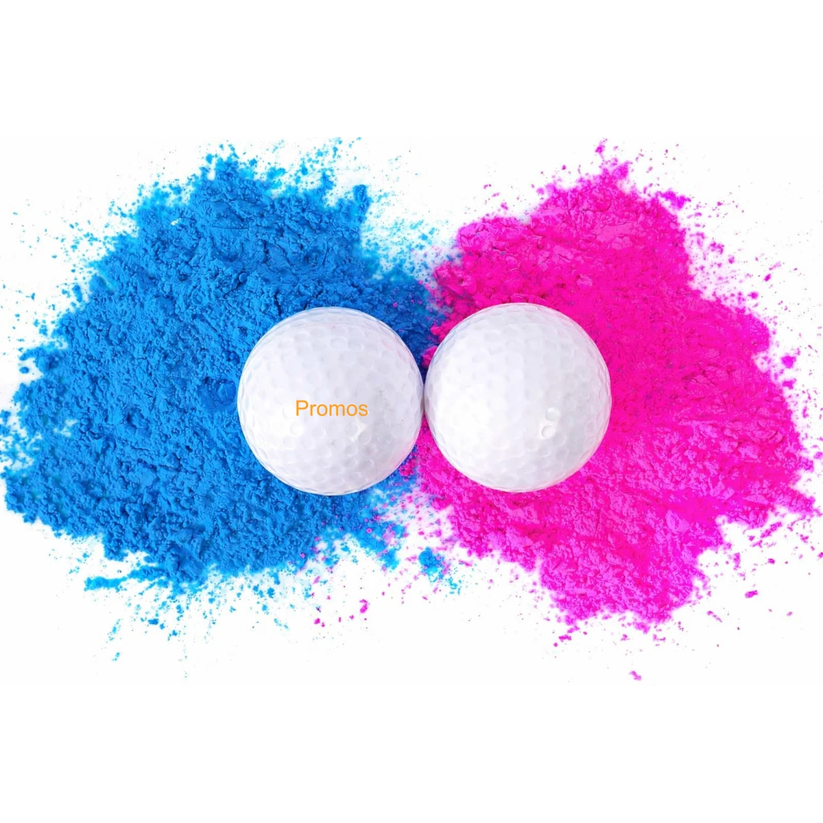 Gender Reveal Golf Balls Set with Color Powder 1