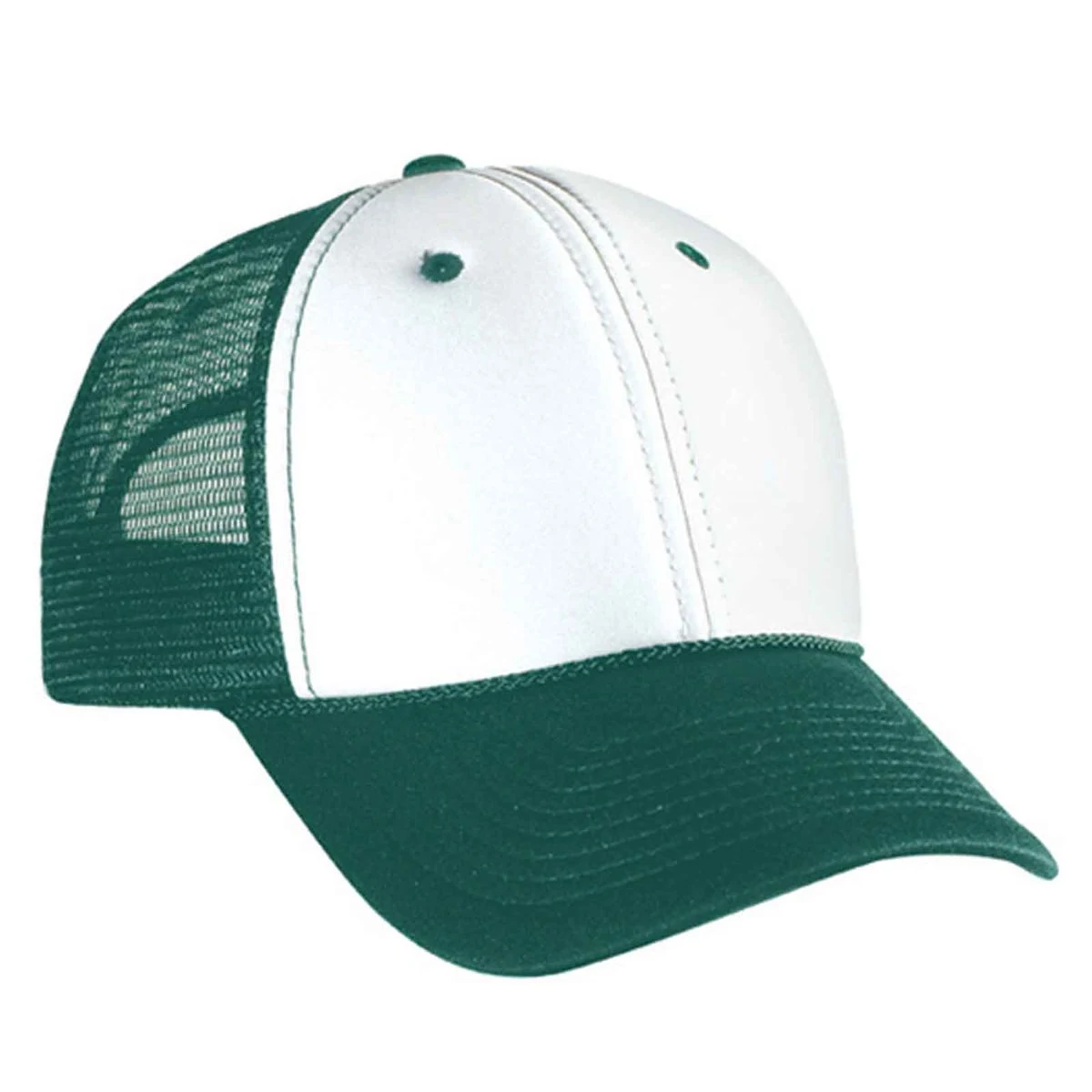 OTTO CAP 6 Panel Low Profile Mesh Back Trucker Hat 1