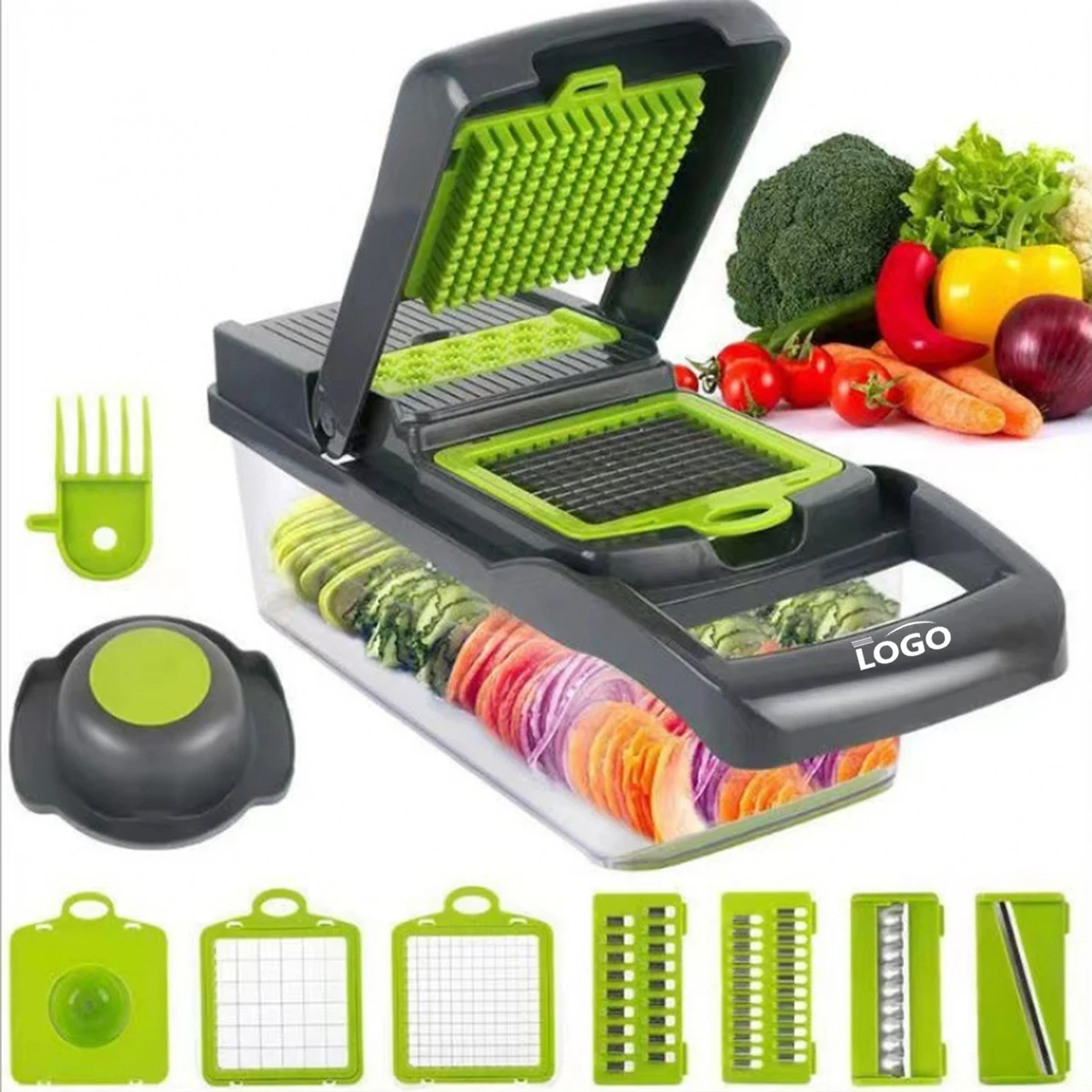 Multipurpose Vegetable Chopper - Slicer Included 1