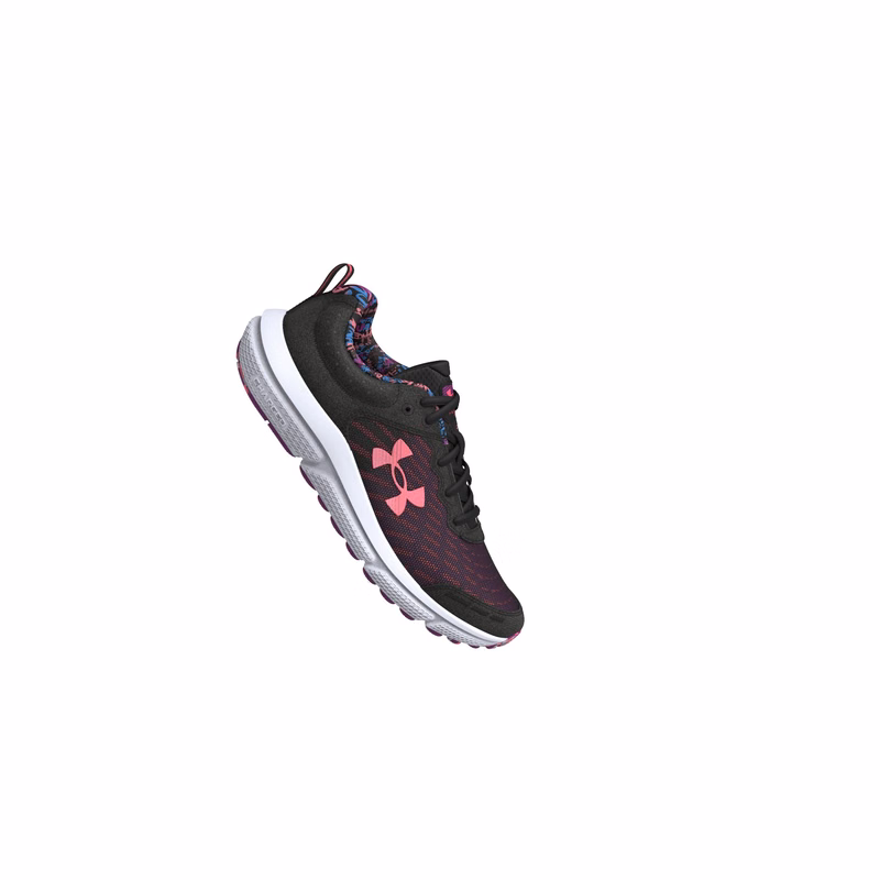 UA Assert 10 Glitter Girls' Grade School Running Shoes
