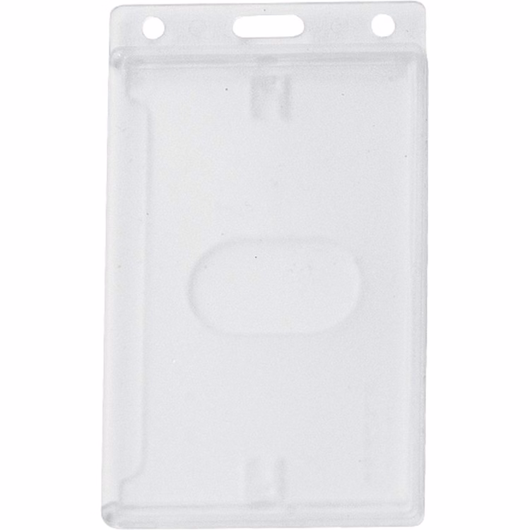 2.18" W x 3.38" H - Vertical Rigid Card Holder (Blank)