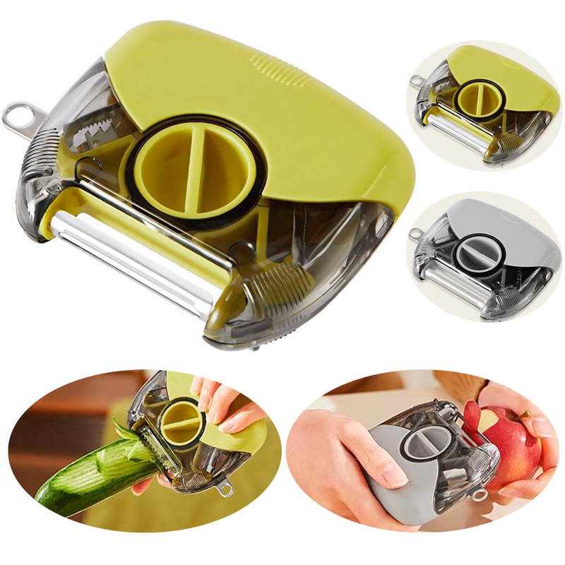 3-in-1 Mini Stainless Steel Vegetable and Fruit Peeler