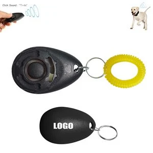 Durable Pet Metal Clicker With Wrist Band 1
