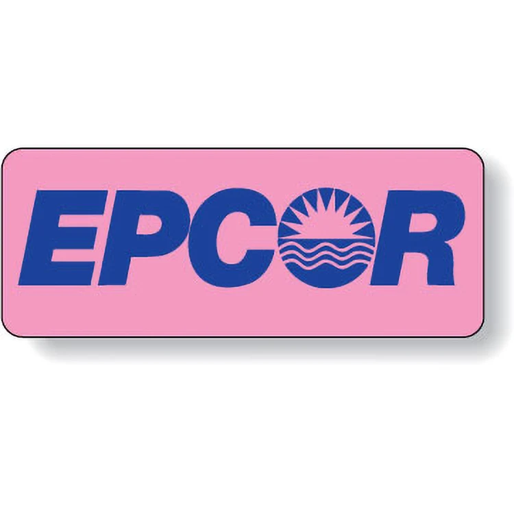 Fluorescent Pink Paper Roll Labels Stock Rectangle (1.125"x2.875") 1