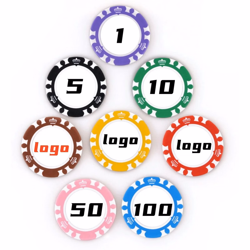 Custom Double Sided Poker Chip Marker MOQ 50