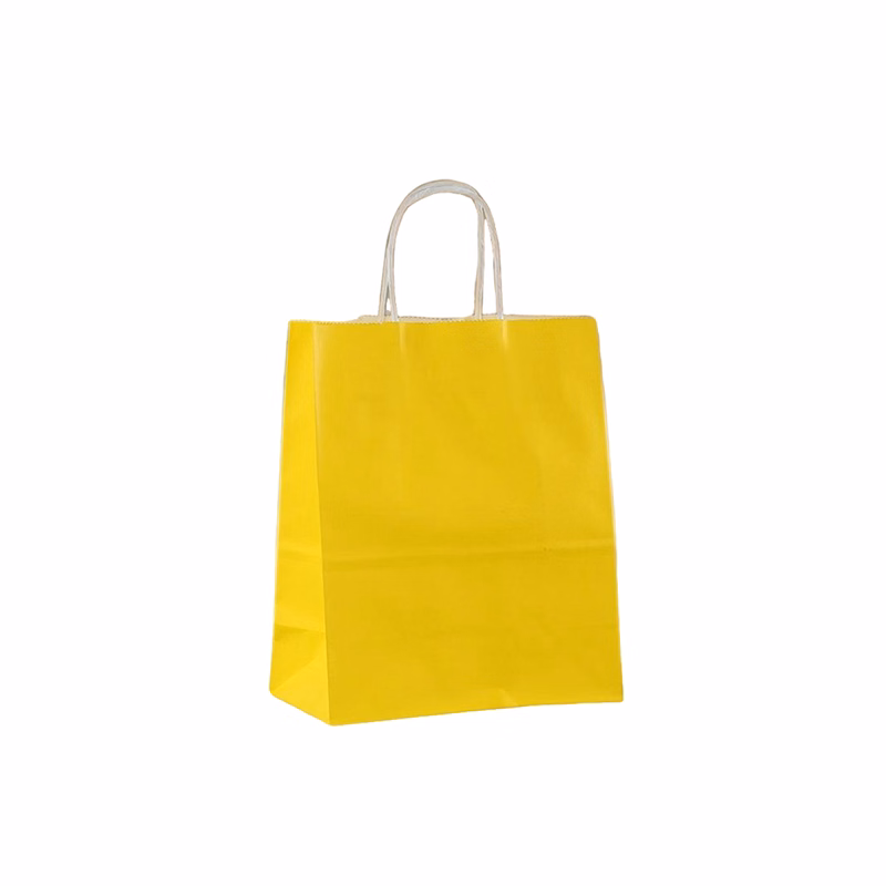 Eco Kraft Paper Shopping Bag With Twisted Handle