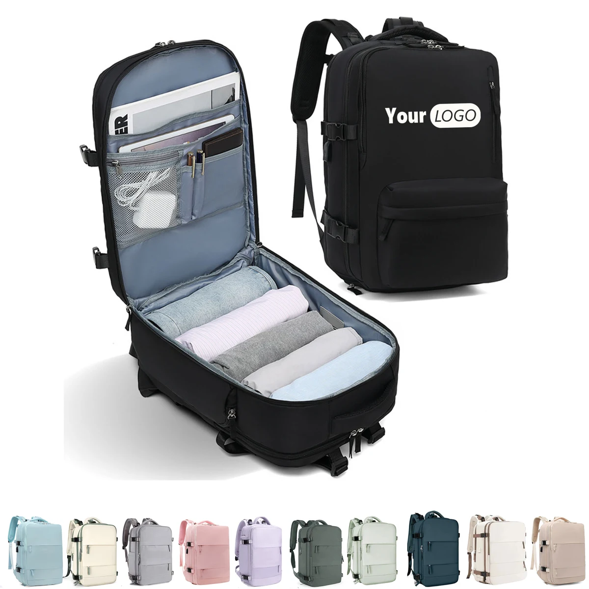 Waterproof Large Travel Hiking Backpack 1