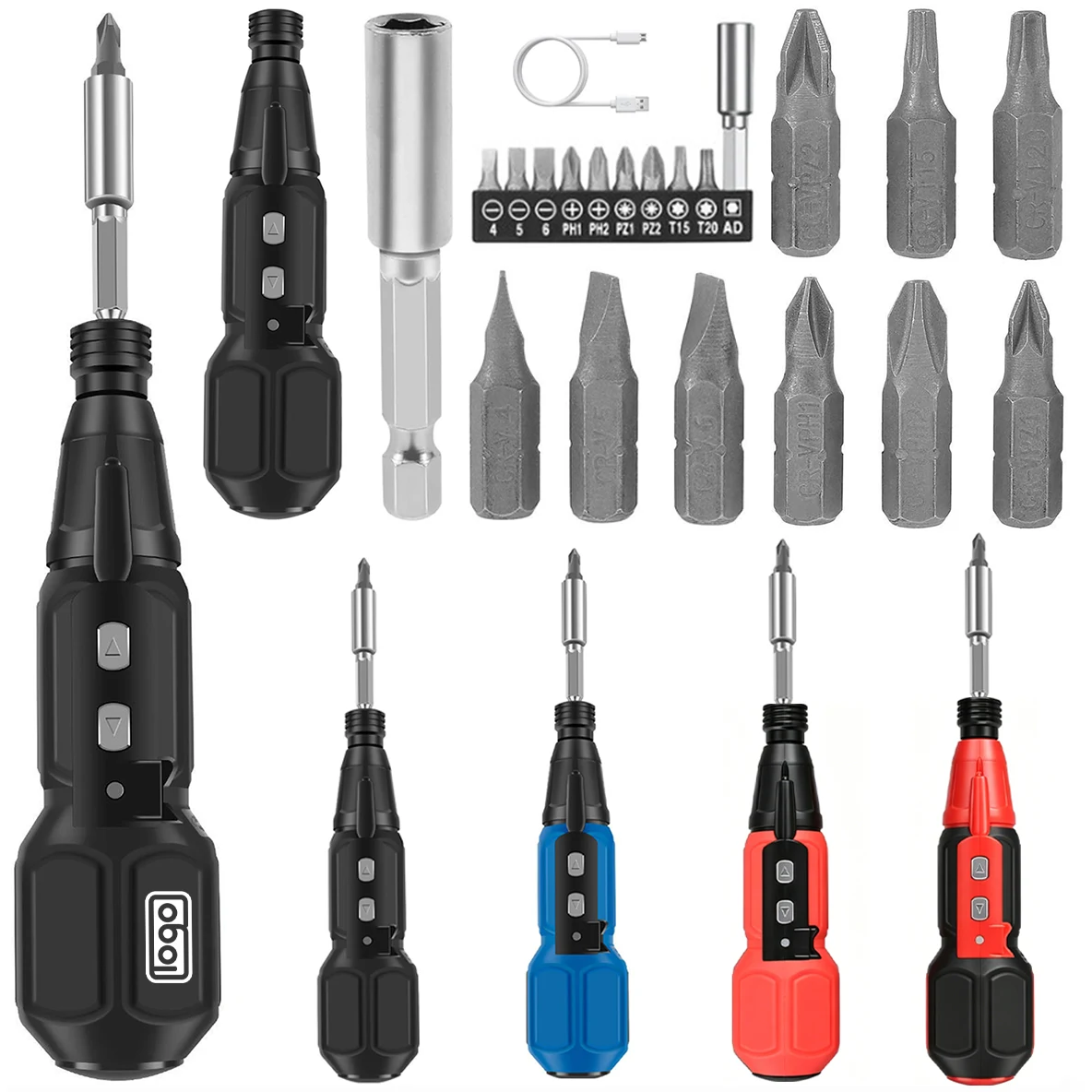 USB Rechargeable Power Screwdriver Tool Set 1