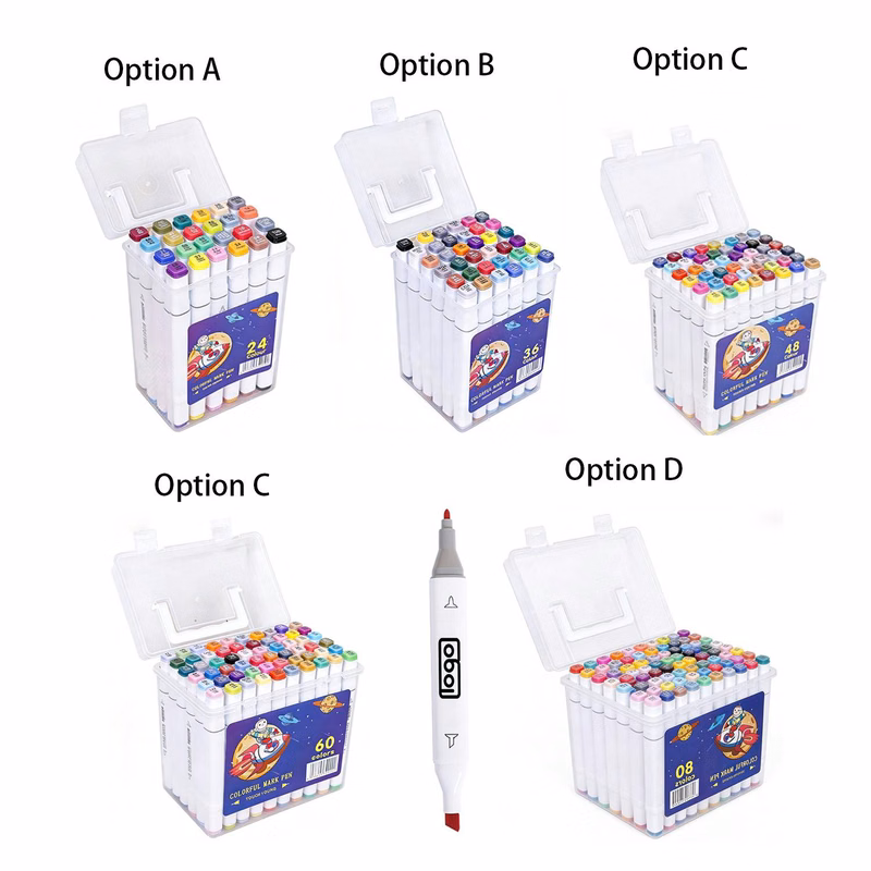 36-Color Double-ended Marker Pen Set
