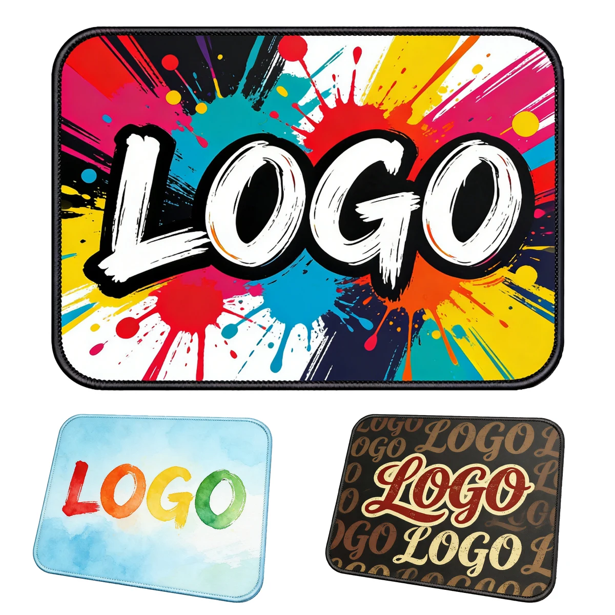 7.1" x 8.7" Full-Color Printed Non-Slip Rubber Mouse Pad 1