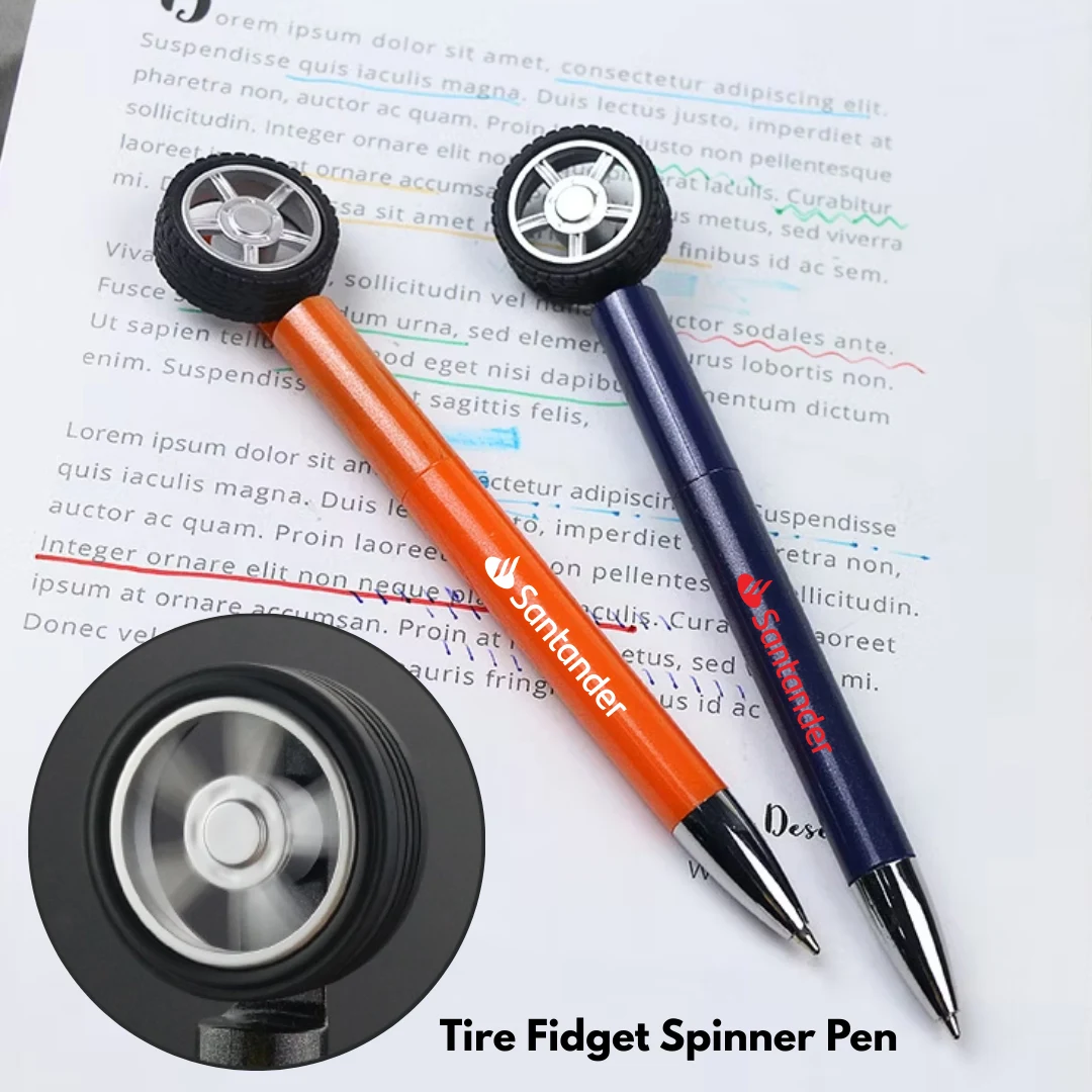 Tire Fidget Spinner Pen 1