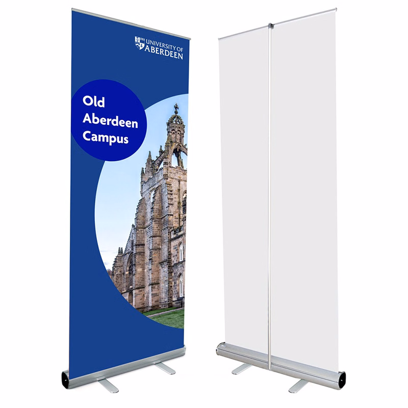 Retractable Tabletop Banner Display with Case