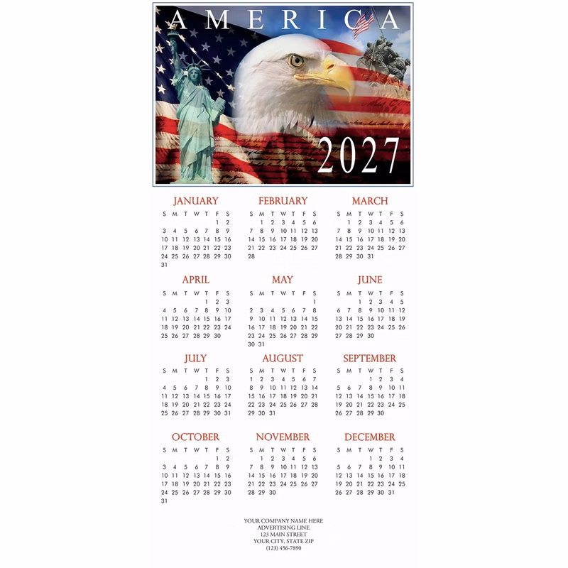 Land of Liberty Calendar Cards