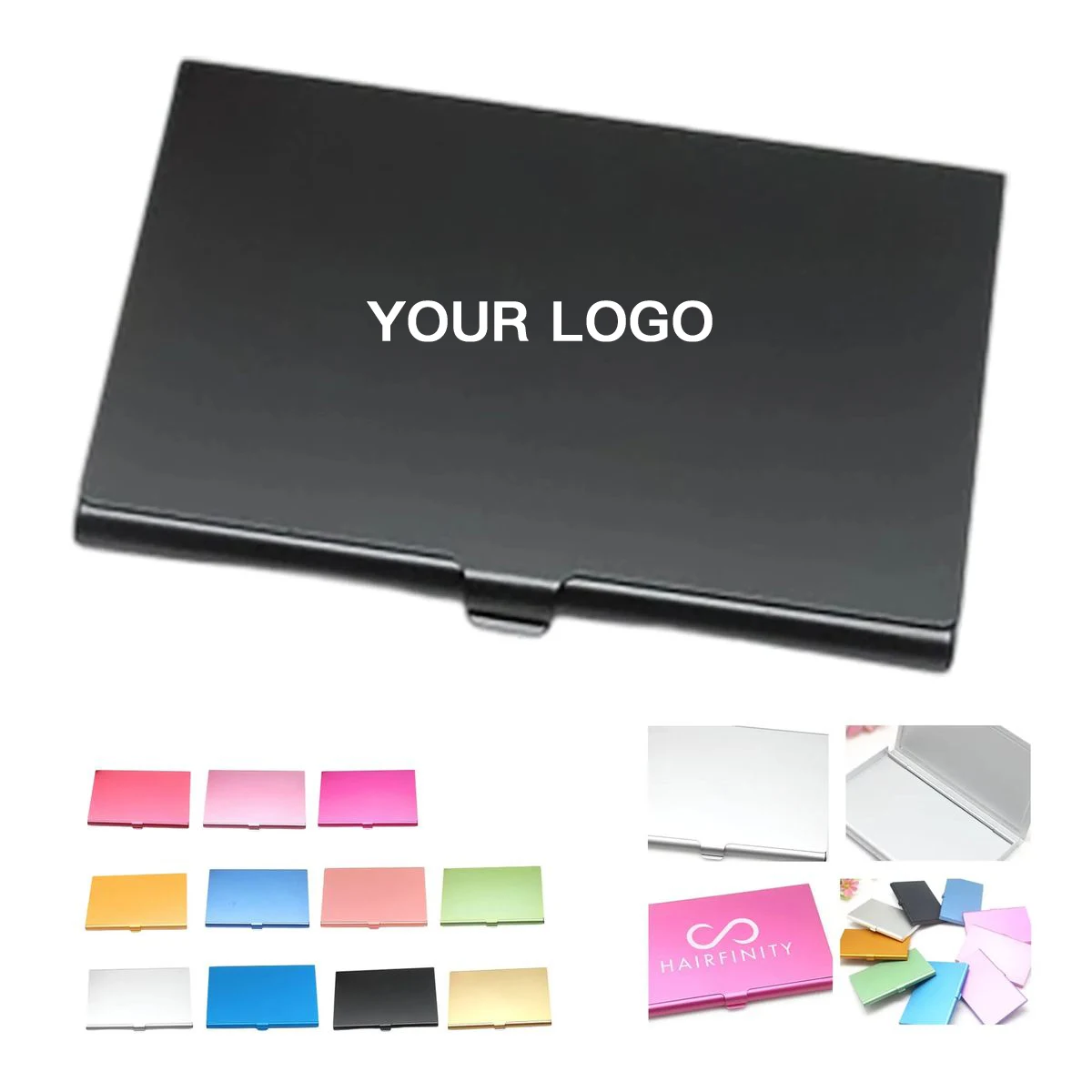 Pocket Card Case with Logo 1