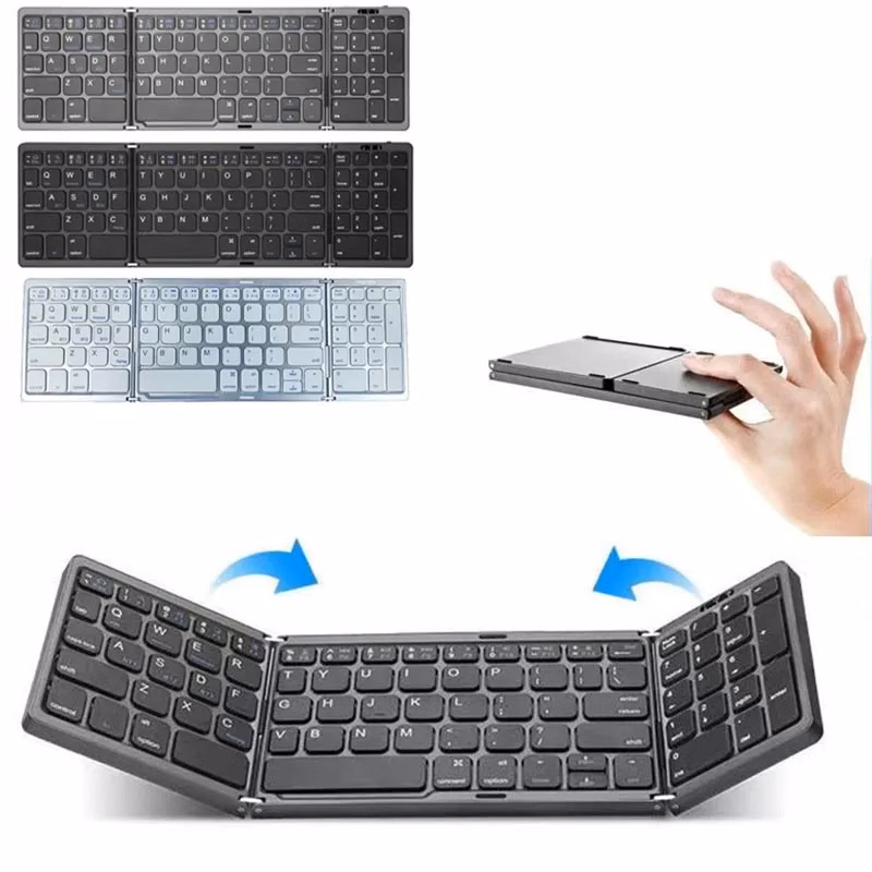 Folding Wireless Bluetooth Keyboard with USB