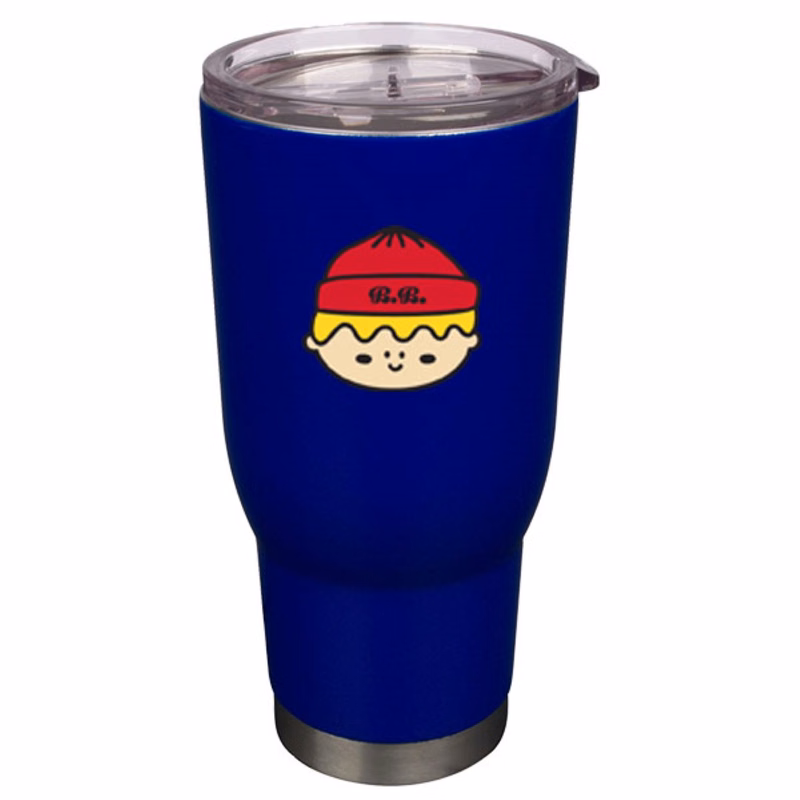 32 oz Pro32 Blue Vacuum Insulated Stainless Steel Travel Mug with Clear Lid